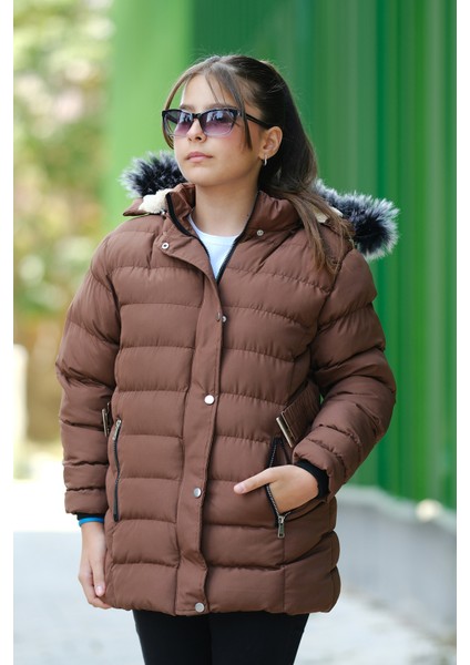 Pina Kids Kız Çocuk Içi Polarlı Şişme Mont KM.0043