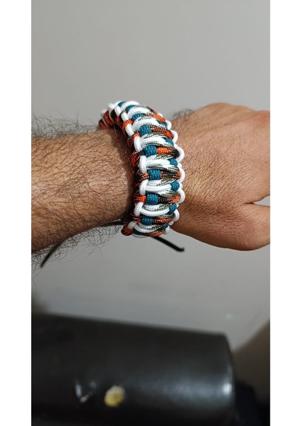 Paracord Doğa Temalı Karışık Renk Bileklik