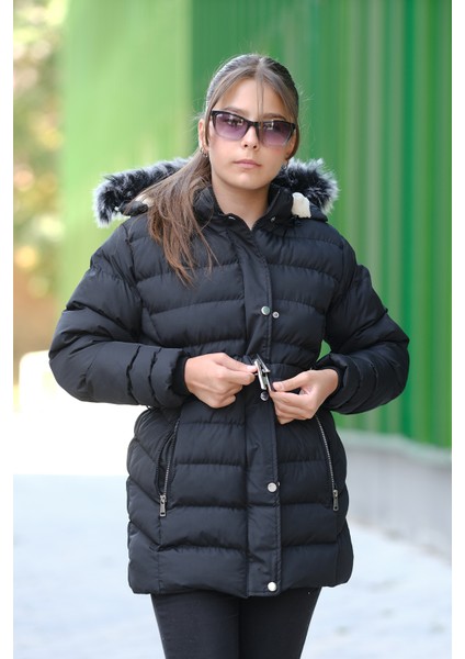 Kız Çocuk Içi Polarlı Şişme Mont KM.0043 fırsatları