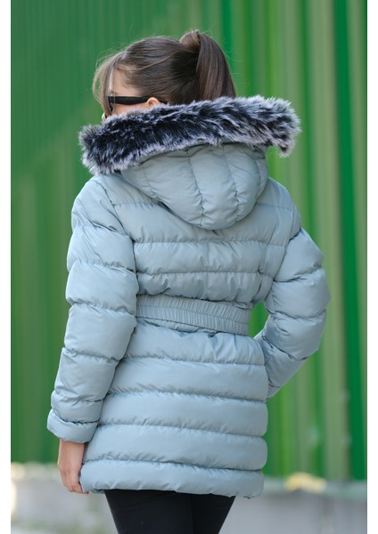 Kız Çocuk Içi Polarlı Şişme Mont KM.0043 modelleri