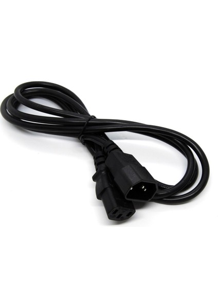 Güç Kablosu, C14 C15, 1.8 metre, H05VV-F 3*1,5mm kare Beek C14-C15 Power Cable 1.8m, H05VV-F 3*1.5mm2