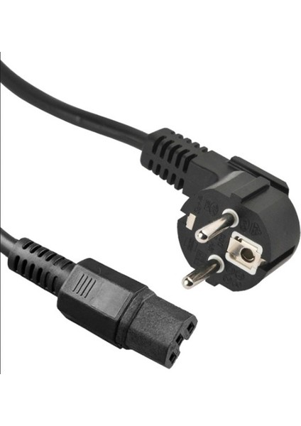 Güç Kablosu, Schuko C15, 1.80 metre, 10A 250V, H05VV F0.75*3 Beek Schuko-C15 Power Cable 1.8m, H05VV-F 3*0.75mm2
