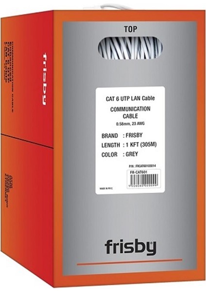 Frısby FR-CAT601 Utp 23 Awg Network Kablo 305 Metre