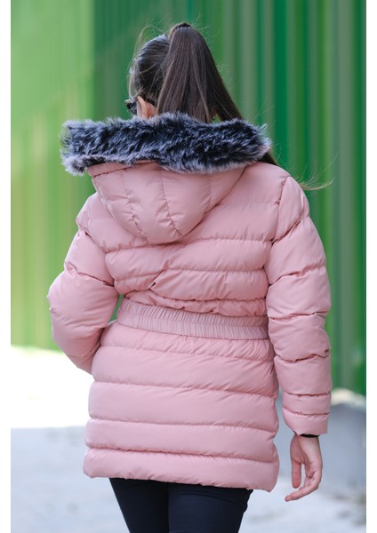 Kız Çocuk Içi Polarlı Şişme Mont KM.0043 modelleri