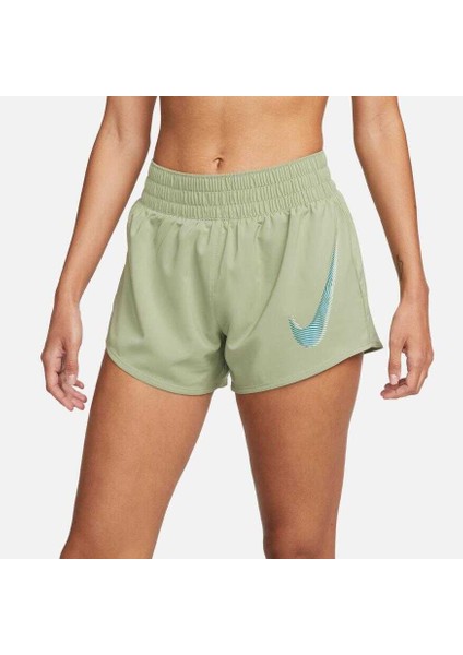 One Dri Fit Swoosh Hbr Women Sports Shorts Kadın Yeşil Spor Şort FB4928 indirimleri
