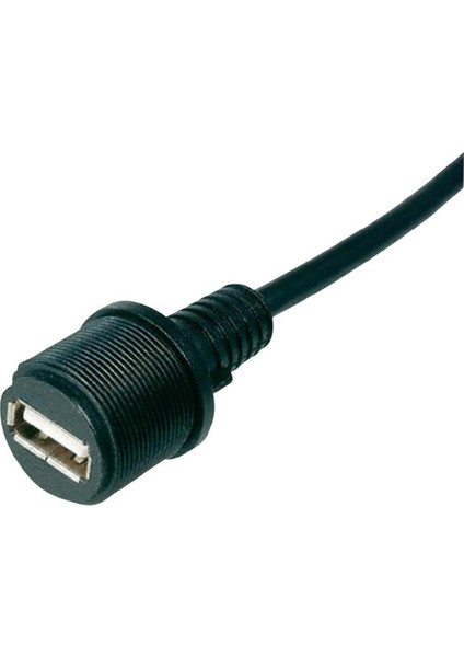 USB A yeşil konnektör, açık uçlu kablo, 1 metre