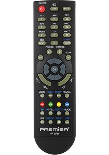 WEKO KL PREMIER RM-L265 BLİSTERLİ YAZISIZ LCD LED TV KUMANDA (RC0265-082019034)