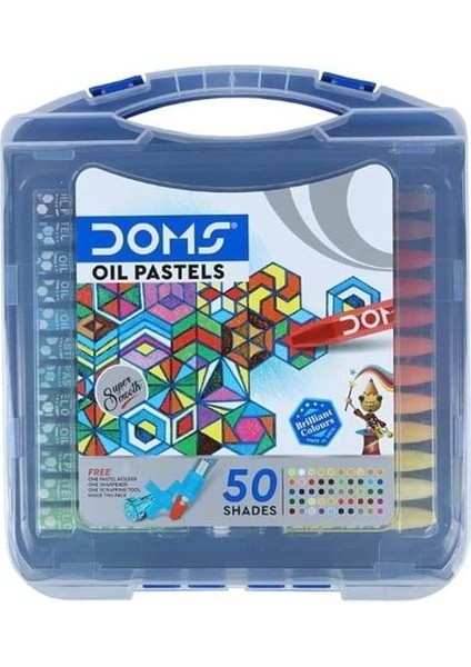 Çantalı Yağlı 50Lİ Pastel Boya