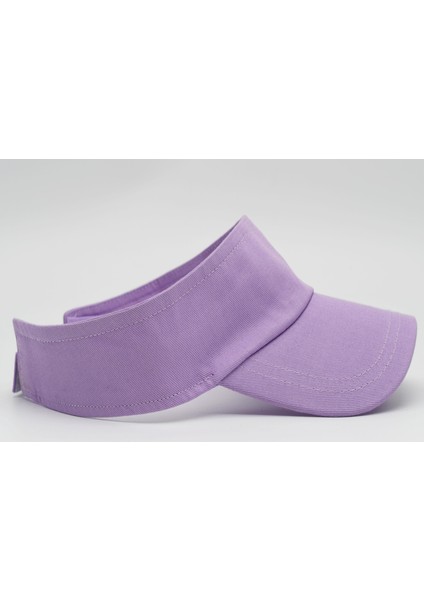 Uv Koruyucu Vizör Kasket Siperlik Tenis Şapka Lila