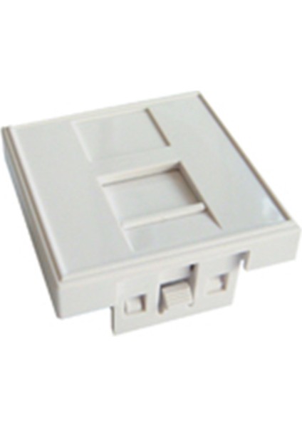 Keystone Jack Takmak İçin Priz Modülü, 1 Port, Panjurlu, 45 x 45 mm