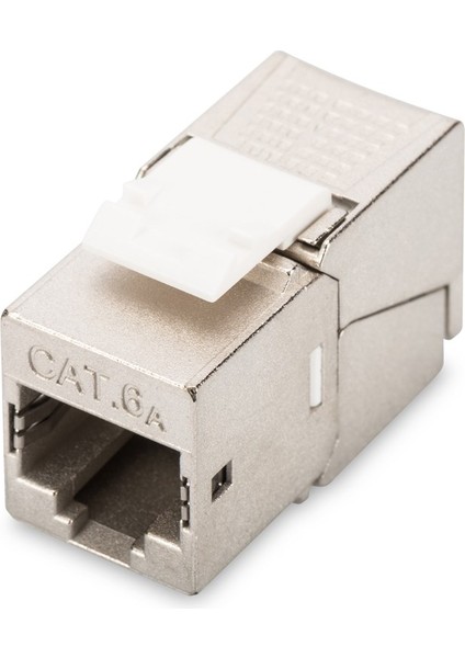 Digitus CAT 6A Keystone Jack, Shielded/Zırhlı, 500 MHz, 50μm Altın Kaplama, Aletsiz Sonlandırılabilir