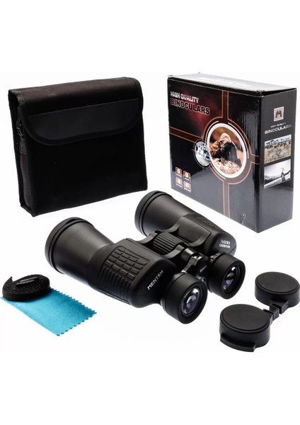 Mentch 7X50 Wa Su Geçirmez Dürbün Geni̇ş Ön Mercek 1000M/56M Siyah