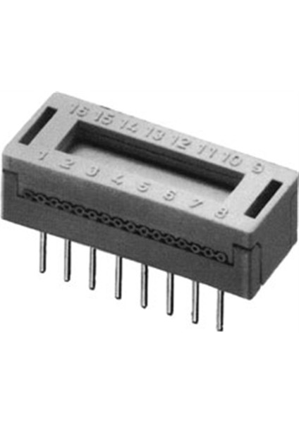 DIP Konnektör, 8 Pin Bacaklar 3,3mm