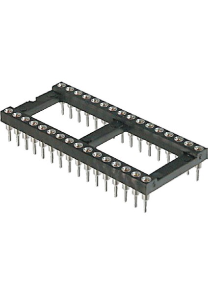 Precision Soket, 8 Pin, Bacak aralığı 15,24 mm