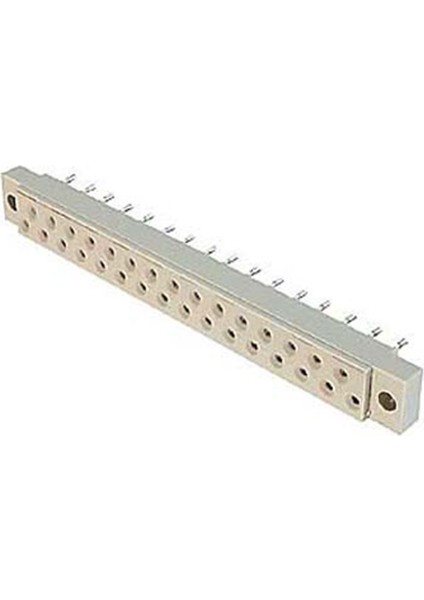 DIN 41617 Connector DIN/VG 200, Female, 13-Poles, Solder Tags Silver Plated