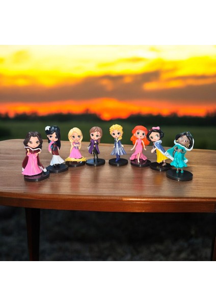 Dısney Prenses 8li Set Dısney Karakter Set 8 Li Biblo Disney Prenses Karakterleri Disney Oyuncakları