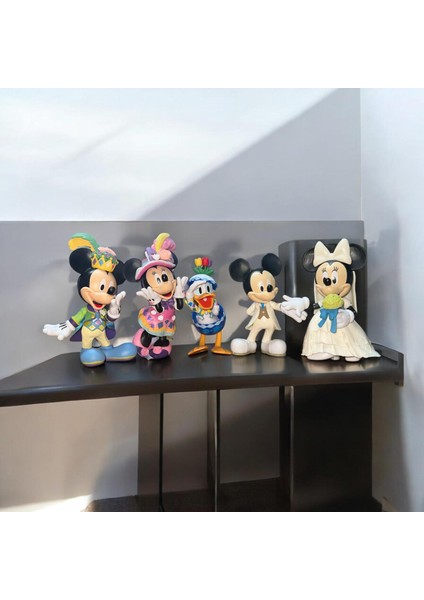 Vıp Mıckey Mouse Minnie Mouse Donald Duck Karakter Seti 5 Li Biblo Set Minnie Mickey Karakterleri