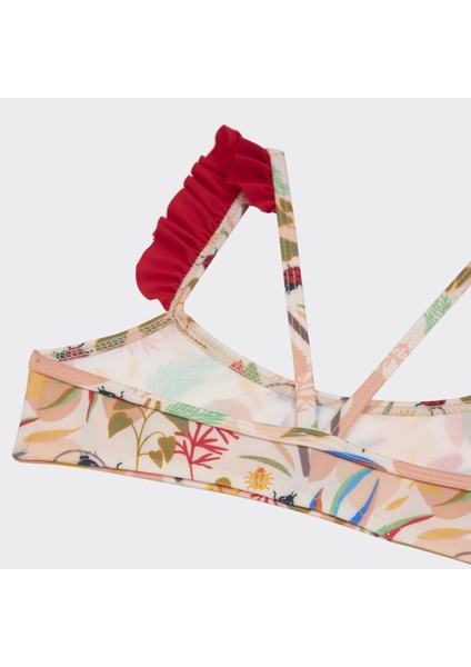 Kız Çocuk Çiçek Desenli Bikini fiyatları