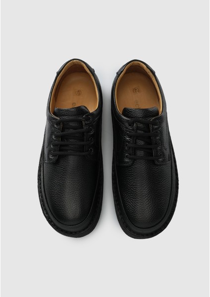 Siyah Deri Erkek Ayakkabı indirimleri