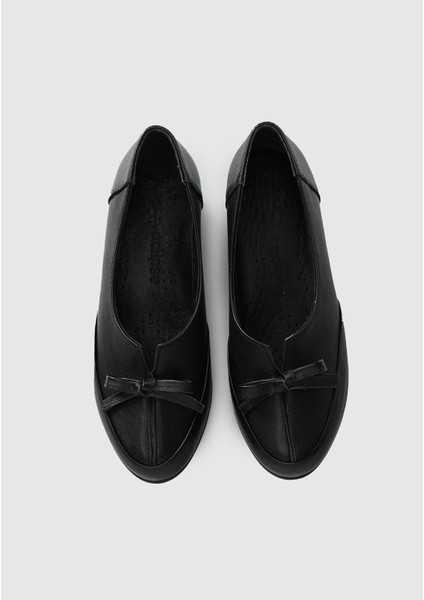 Siyah Deri Kadın Ayakkabı indirimleri