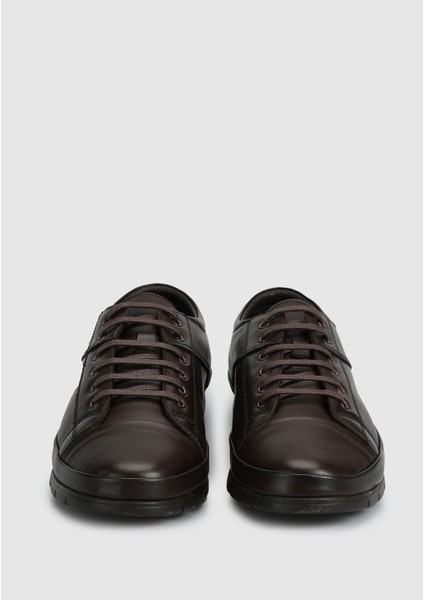 Kahve Deri Erkek Ayakkabı modelleri