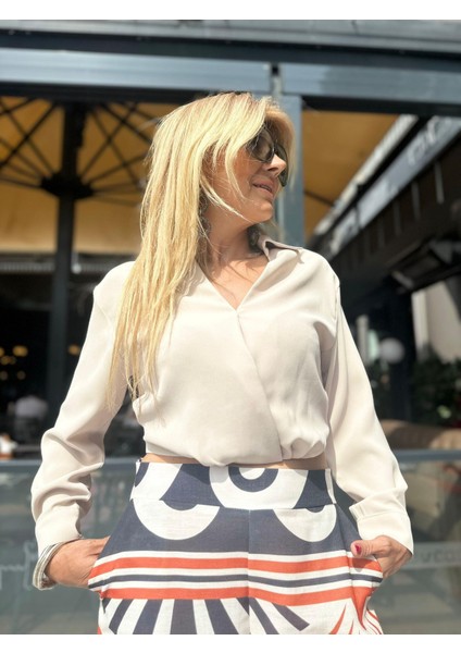 EXP24 Krep Kumaş Bluz Bel Lastik fiyatları