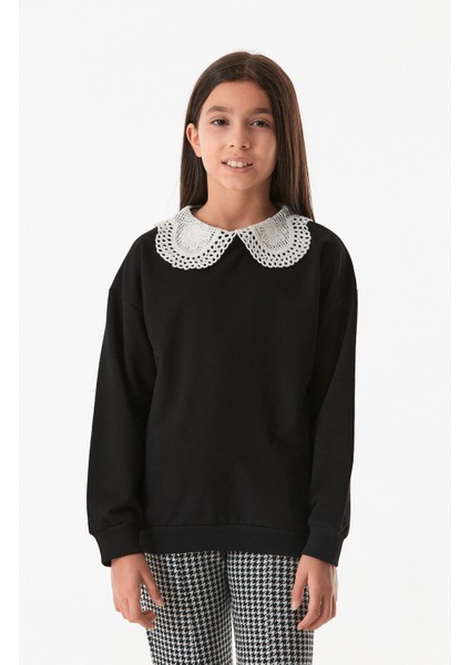 Basic Bebe Yaka Kız Çocuk Bluz