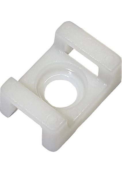 Vidalı Kroşe 23 x 16 x Ø10MM - Beyaz - 100 Adet