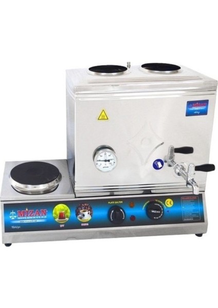 30 Lt. Elektrikli Çay ve Kahve Kazanı, Metal, Gri, Pratik ve Şık Tasarım