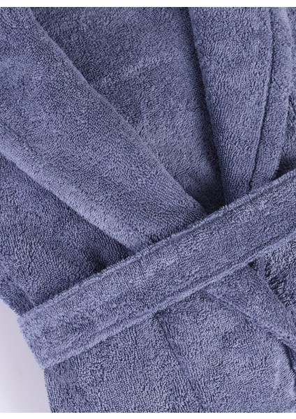 Indigo Unisex Bornoz Basic Bornoz L-Xl Indigo fırsatları