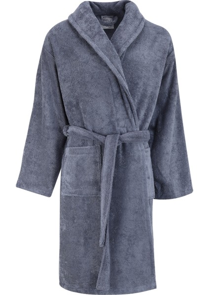Indigo Unisex Bornoz Basic Bornoz Sm Indigo