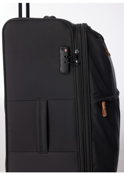 Siyah Unisex 36X55X22 cm Büyük Boy Çekçekli Kumaş Valiz 28 fırsatları