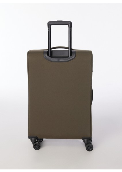 Haki Unisex 41X67X26 cm Orta Boy Çekçekli Kumaş VALIZ28 modelleri
