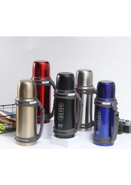 Amkobnu 2000 ml Dışarıdaki Araç Paslanmaz Çelik Termos (Yurt Dışından)