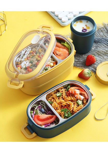 Amkobnu Paslanmaz Çelik Meyve Öğle Yemeği Kutusu, Çok Katmanlı Öğle Yemeği Kutusu, Mühürlü Öğle Yemeği Kutusu, Mikrodalga Fırın Taze, Isıtılabilir Bento Kutusu (Yurt Dışından) fırsatları