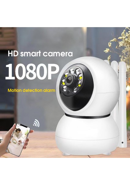 Panda Görünümlü 360° 1080P Ip Güvenlik Kamerası Gece Görüşlü Wifi Kamera