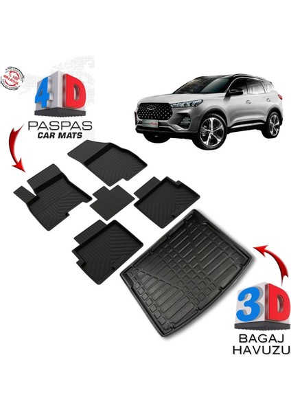 3K Store Seat Ateca 4x2 4d Paspas ve 3D Bagaj Havuzu 2017 2020