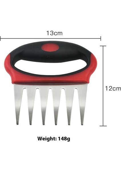 Amkobnu Paslanmaz Çelik Ayı Pençesi Et Sökücü, Şarküteri Et Ayırıcı, Çatal Et Ayırıcı, Et Kesici (Yurt Dışından)