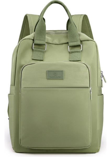 JKSDEIOFG-97SIRT Çantası Kadın Moda Çok Yönlü Rahat Kadın Sırt Çantası Seyahat Hafif Naylon Kumaş Öğrenci Çift Sırt Çantası (Yurt Dışından)