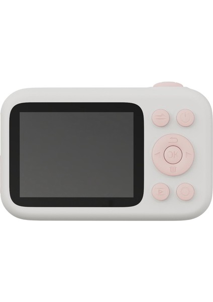 FunCam+ Dual Screen H.264 Çocuklar için Fotoğraf Makinesi FullHD 1080p 44MP 2.4” + 1.3" Çift Ekran 650mAh Beyaz
