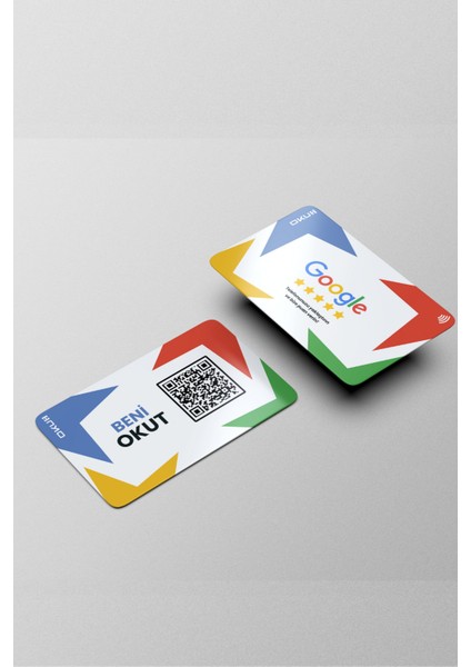 Tecrübe Bilişim [ Yatay ] Google Yorum Kartı Google Harita Nfc & Qr Destekli