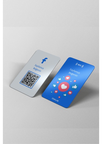 Tecrübe Bilişim Facebook Yorum Kartı Nfc & Qr Destekli Kart