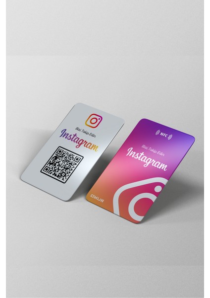 Tecrübe Bilişim Instagram Yorum Kart Nfc & Qr Destekli Kart