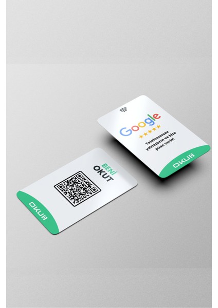 Tecrübe Bilişim Google Yorum Kartı Google Harita Nfc & Qr Destekli