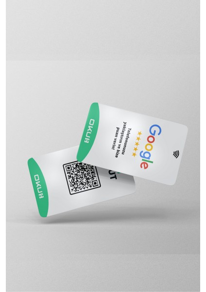 Tecrübe Bilişim Google Yorum Kartı Google Harita Nfc & Qr Destekli