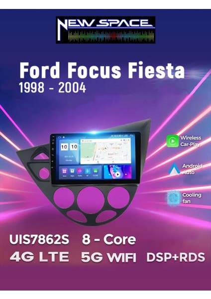 Ford Focus 1 Android 4gb Ram 64GB Rom 8 Çekirdek Carplay Multimedya