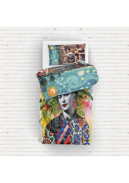 Crazy Night / Floral Frida Çift Taraflı Nevresim Takımı - 200 cm x 220 cm fiyatları