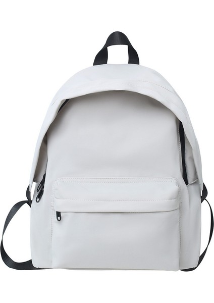 Harajuku Yel Değirmeni Düz Renk Öğrenci Okul Çantası Büyük Kapasiteli Sırt Çantası (Yurt Dışından)