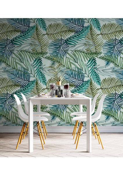 Pastel Yeşil Yaprak Temalı