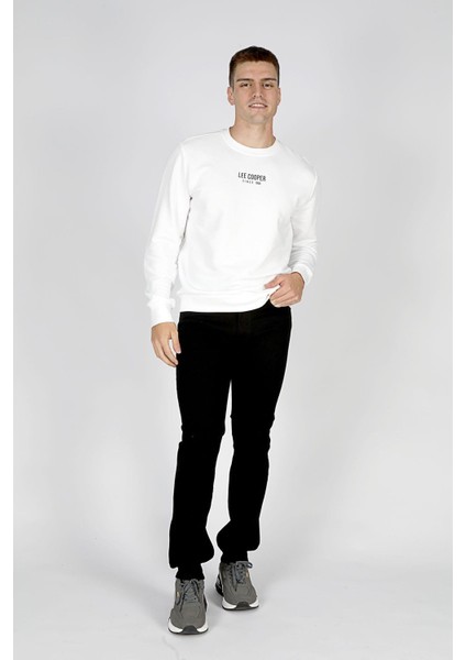 Frose Erkek O Yaka Sweatshirt Beyaz fiyatları